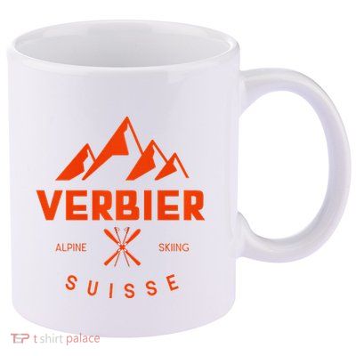Verbier Suisse Premium 11oz C Handle Ceramic Mug