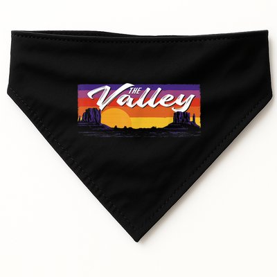 Vintage Sunset Phoenix Arizona, Phoenix Basketball USA-Made Doggie Bandana