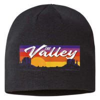 Vintage Sunset Phoenix Arizona, Phoenix Basketball Sustainable Beanie