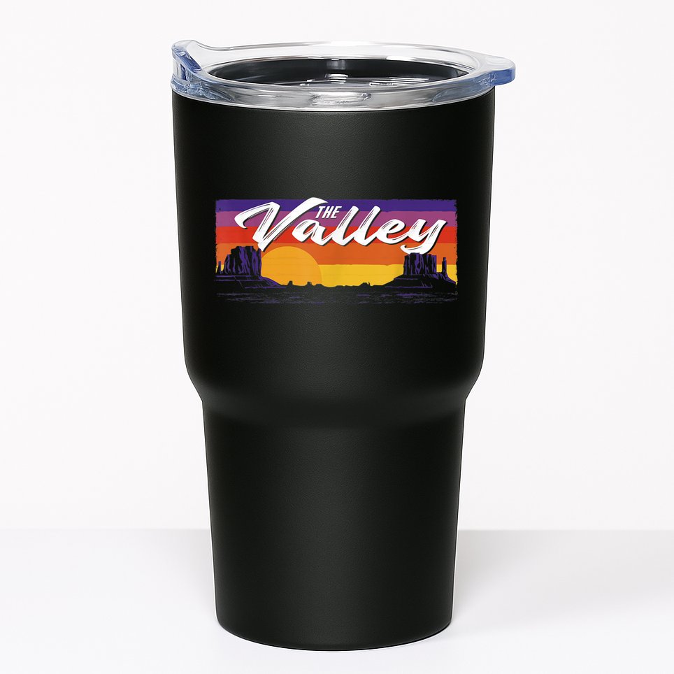 Vintage Sunset Phoenix Arizona, Phoenix Basketball Tumbler