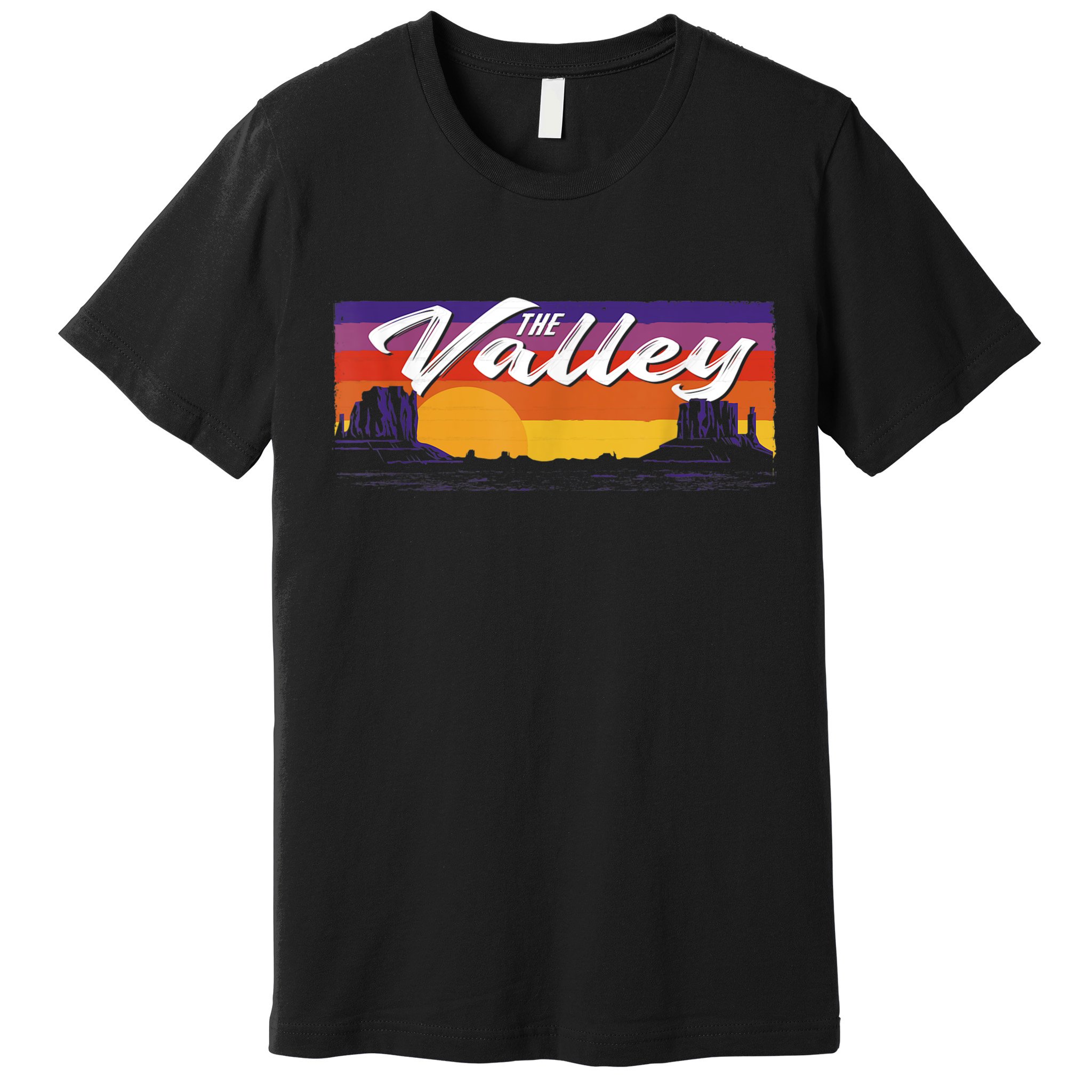 Vintage Sunset Phoenix Arizona, Phoenix Basketball Premium T-Shirt