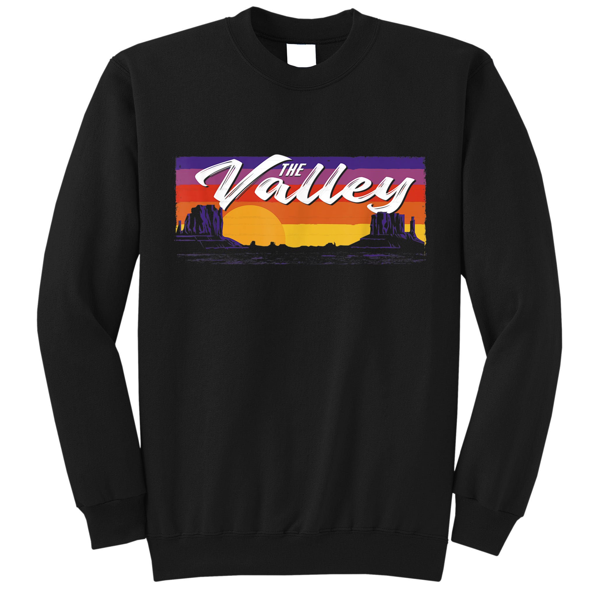 Vintage Sunset Phoenix Arizona, Phoenix Basketball Tall Sweatshirt