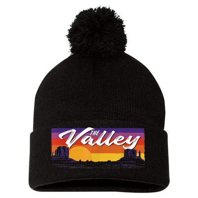 Vintage Sunset Phoenix Arizona, Phoenix Basketball Pom Pom 12in Knit Beanie
