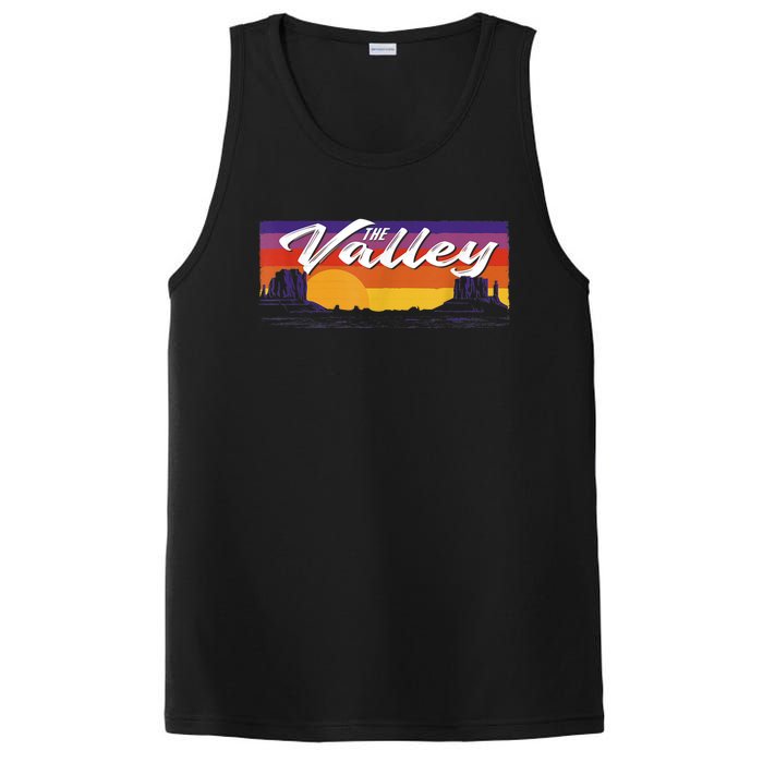 Vintage Sunset Phoenix Arizona, Phoenix Basketball PosiCharge Competitor Tank