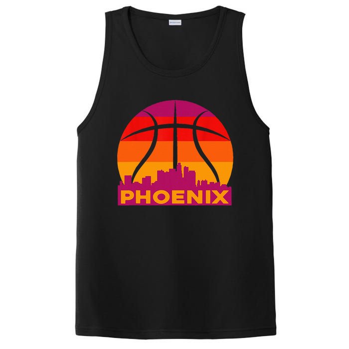 Vintage Sunset Phoenix Arizona PosiCharge Competitor Tank