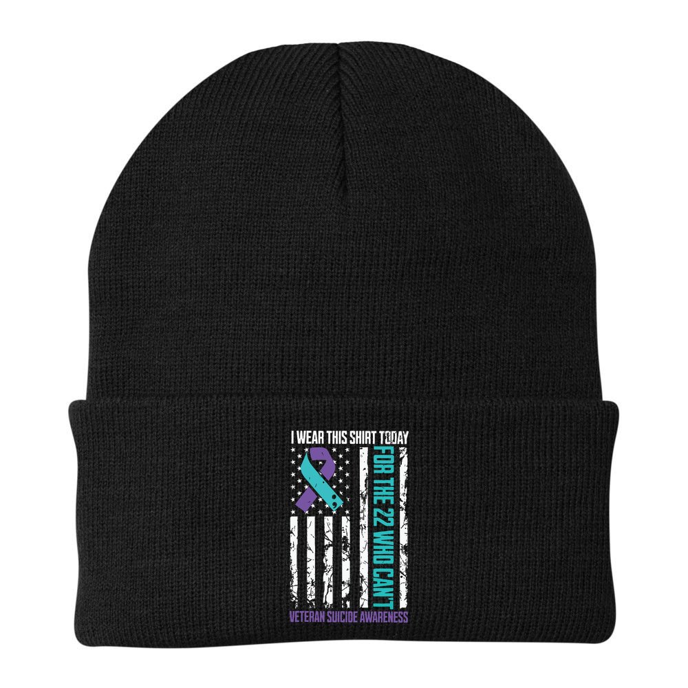 Veteran Suicide Prevention Suicide Awareness Crisis Beanie