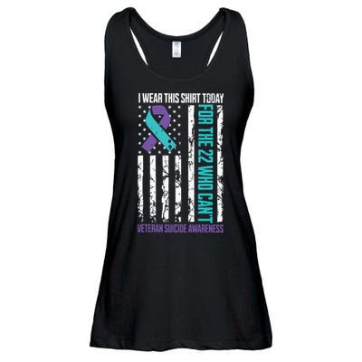 Veteran Suicide Prevention Suicide Awareness Crisis Ladies Essential Flowy Tank