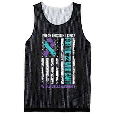 Veteran Suicide Prevention Suicide Awareness Crisis Mesh Reversible Basketball Jersey Tank