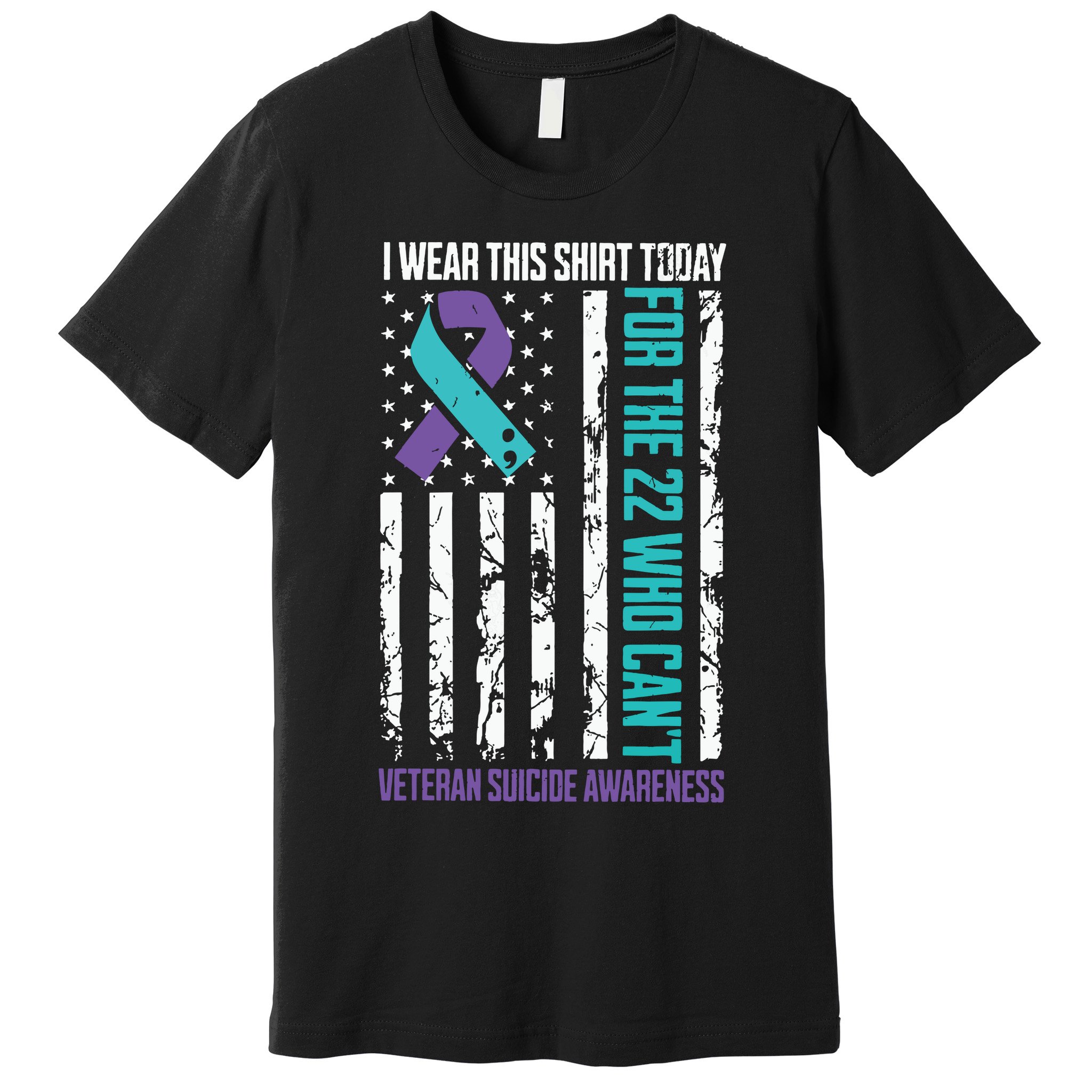 Veteran Suicide Prevention Suicide Awareness Crisis Premium T-Shirt