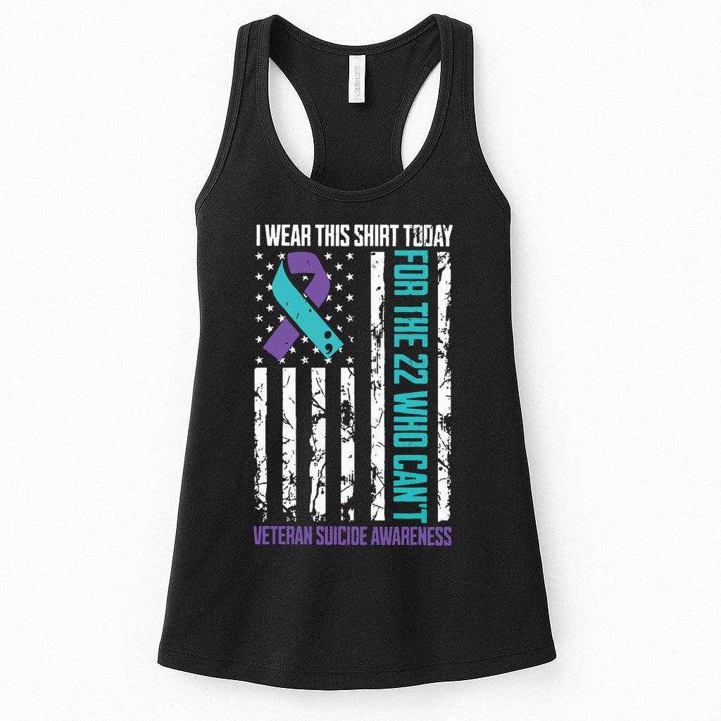 Veteran Suicide Prevention Suicide Awareness Crisis Womens Tank Top