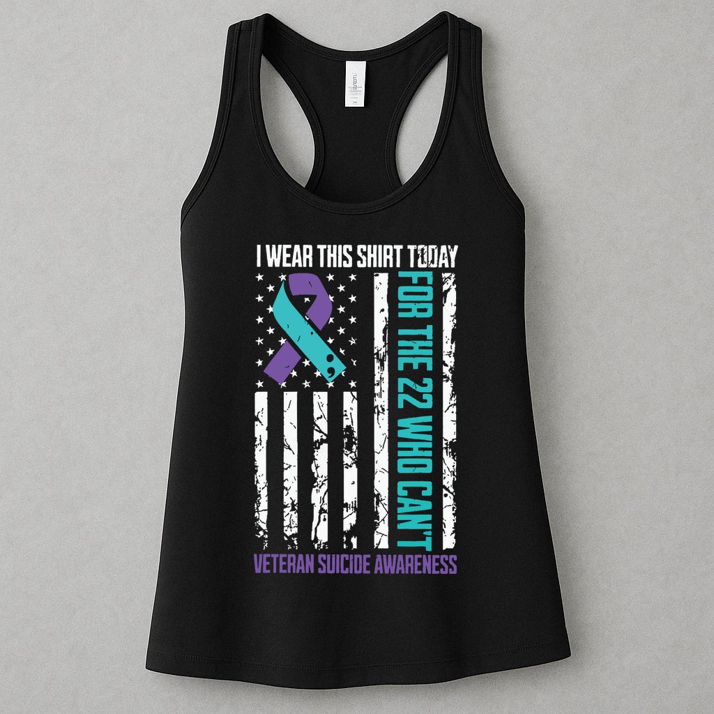 Veteran Suicide Prevention Suicide Awareness Crisis Womens Tank Top