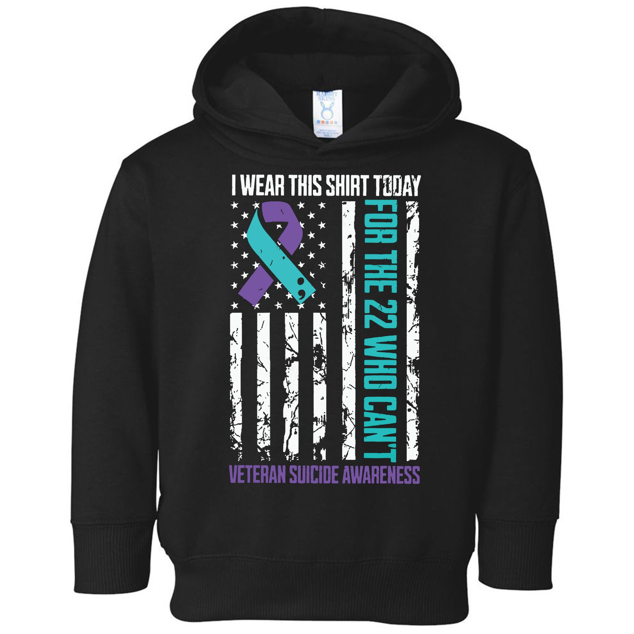 Veteran Suicide Prevention Suicide Awareness Crisis Toddler Hoodie