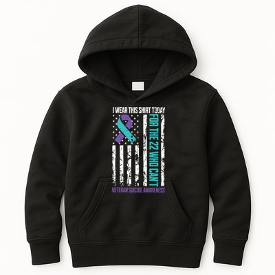 Veteran Suicide Prevention Suicide Awareness Crisis Kids Hoodie