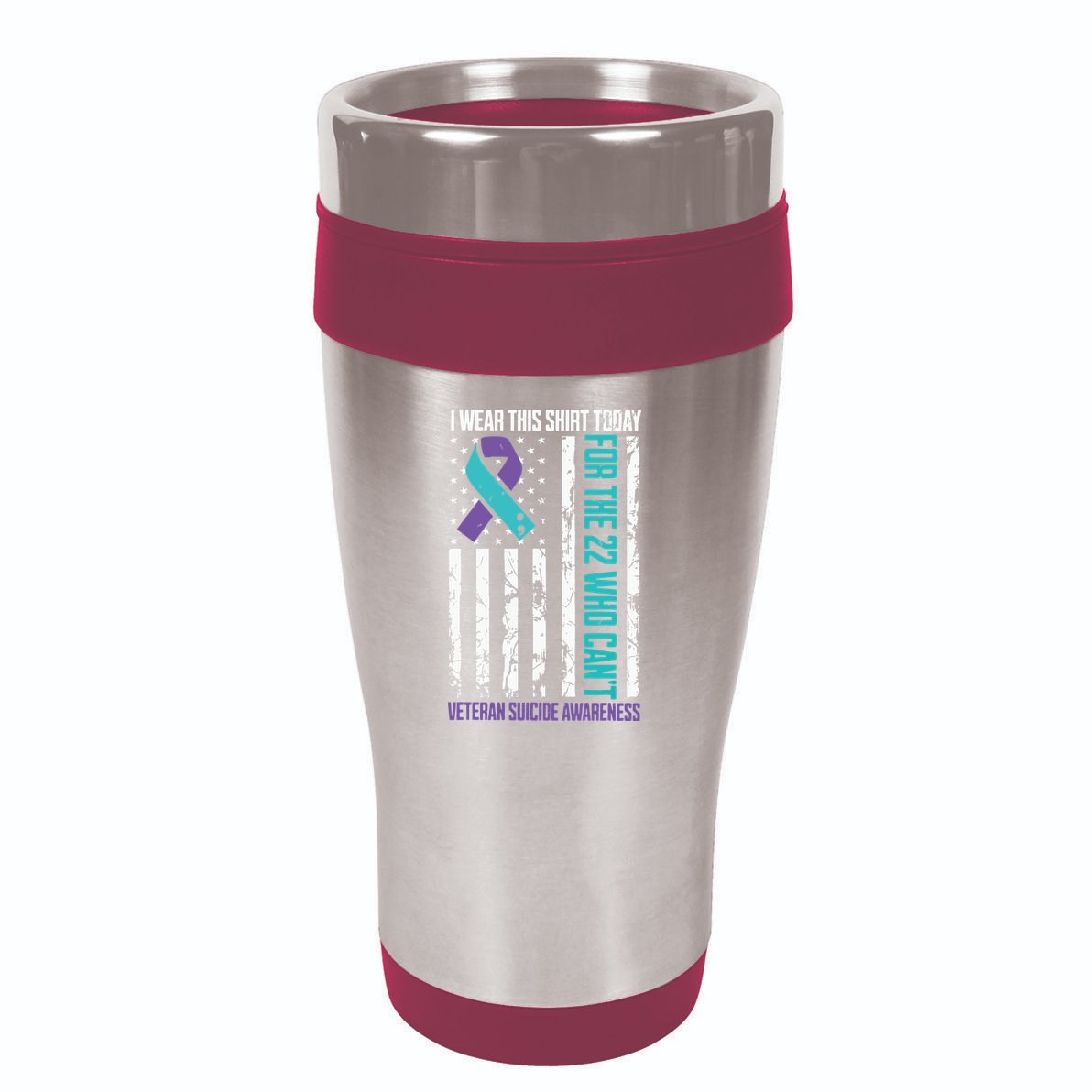 Veteran Suicide Prevention Suicide Awareness Crisis 16oz Travel Tumbler