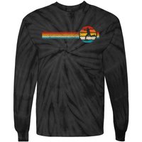 Vintage Soccer Player Sports Retro Soccer Tie-Dye Long Sleeve Shirt