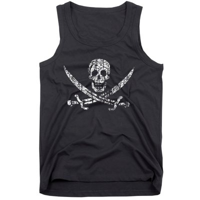 Vintage Skull Pirate Flag Tank Top