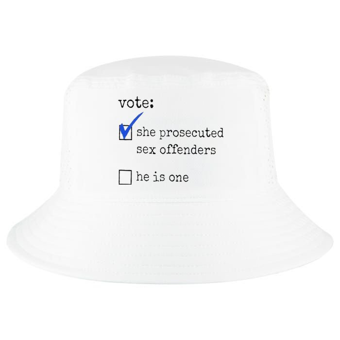 Vote She Prosecuted Sex Offenders He Is One Ift Cool Comfort Performance Bucket Hat