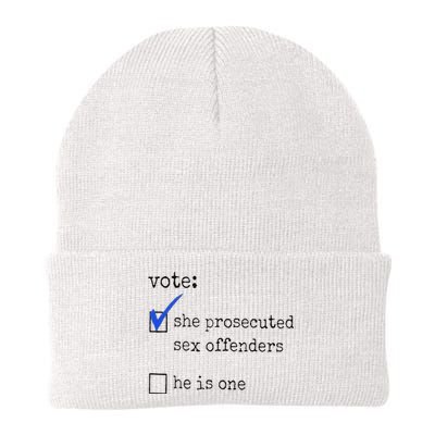 Vote She Prosecuted Sex Offenders He Is One Ift Knit Cap Winter Beanie