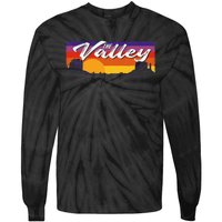 Vintage Sunset Phoenix Arizona Classic Arizona Tie-Dye Long Sleeve Shirt