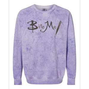 Vampire Slayer &Quot;And One Of His Legendary Phrases. Let No One Take It Litera Colorblast Crewneck Sweatshirt