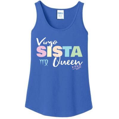 Virgo Sista Queen Zodiac Sign For Proud Virgo Gift Ladies Essential Tank