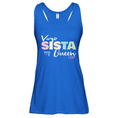 Virgo Sista Queen Zodiac Sign For Proud Virgo Gift Ladies Essential Flowy Tank