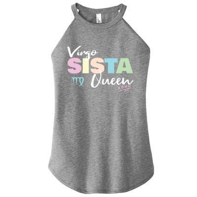 Virgo Sista Queen Zodiac Sign For Proud Virgo Gift Women’s Perfect Tri Rocker Tank