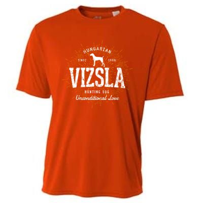 Vintage Style Retro Vizsla Gift Cooling Performance Crew T-Shirt