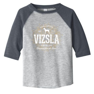 Vintage Style Retro Vizsla Gift Toddler Fine Jersey T-Shirt