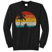 Vintage Surfer Retro Surfing Beach Surf Tall Sweatshirt