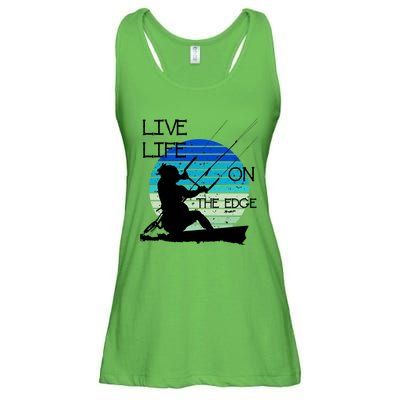 Vintage Sunset Retro Sunrise Black Kitesurfer Silhouette 1 Gift Ladies Essential Flowy Tank