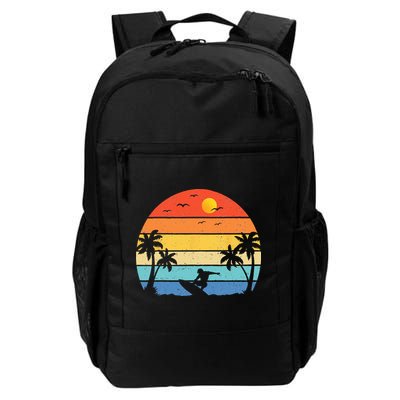 Vintage Surfer Retro Surfing Beach Surf Backpack