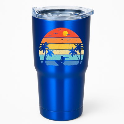 Vintage Surfer Retro Surfing Beach Surf Tumbler