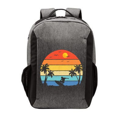 Vintage Surfer Retro Surfing Beach Surf Vector Backpack