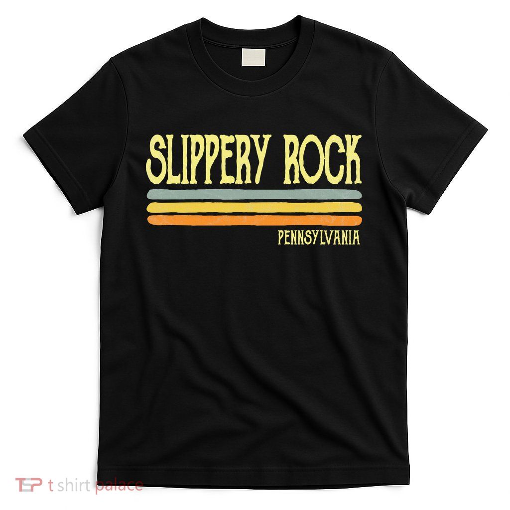 Vintage Slippery Rock Pennsylvania Pa Souvenir T-Shirt