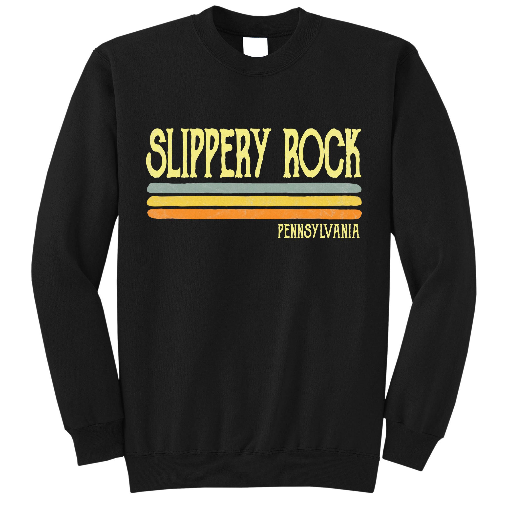 Vintage Slippery Rock Pennsylvania Pa Souvenir Tall Sweatshirt