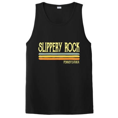 Vintage Slippery Rock Pennsylvania Pa Souvenir PosiCharge Competitor Tank