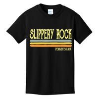 Vintage Slippery Rock Pennsylvania Pa Souvenir Kids T-Shirt