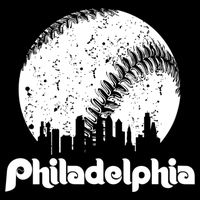 Vintage Skyline Retro Philadelphia Phill Baseball Dancing Baby Bodysuit