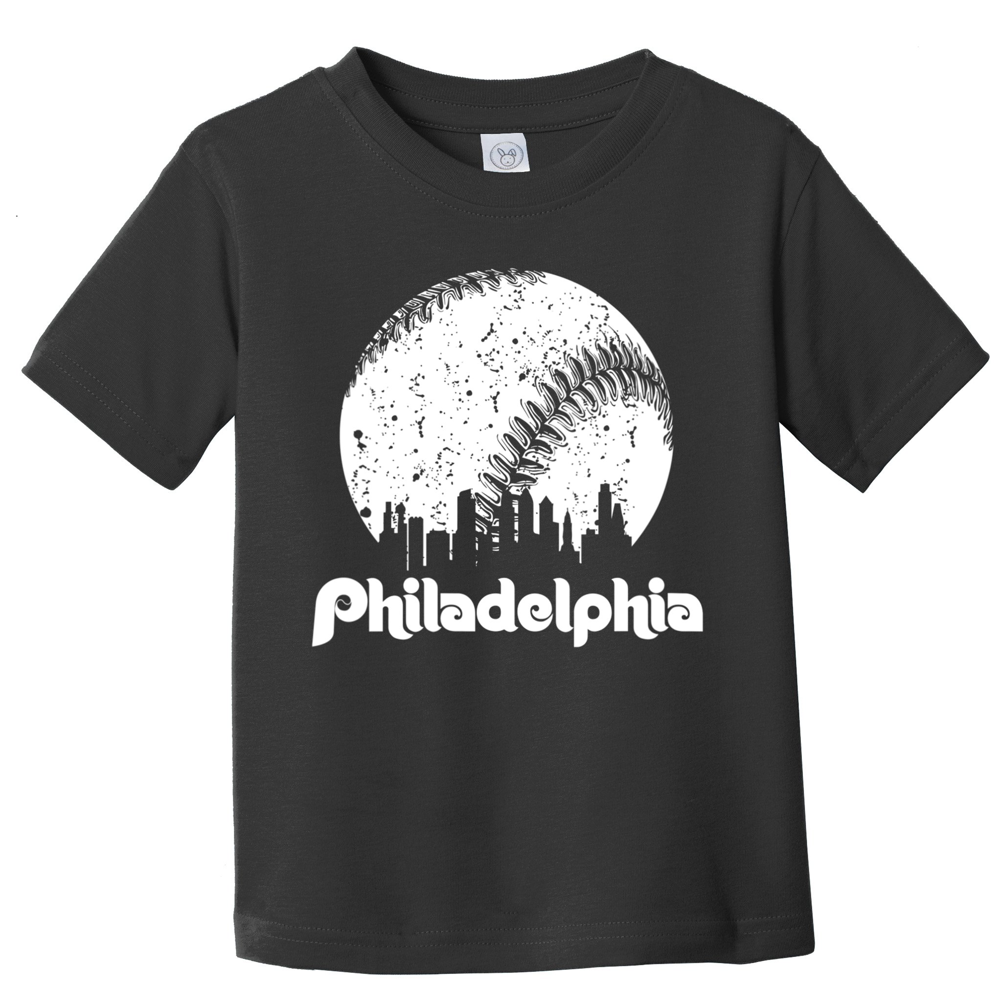 Vintage Skyline Retro Philadelphia Phill Baseball Dancing Toddler T-Shirt