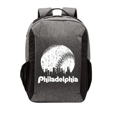 Vintage Skyline Retro Philadelphia Phill Baseball Dancing Vector Backpack