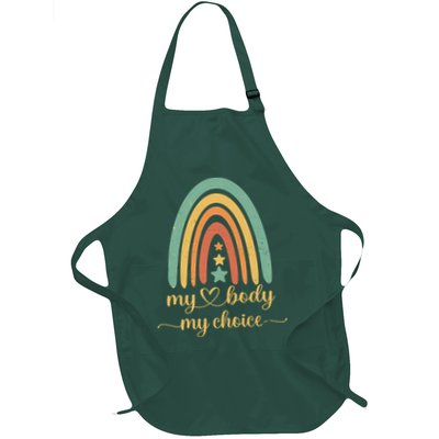 Vintage Stars Rainbow Pro Roe My Body My Choice Apron