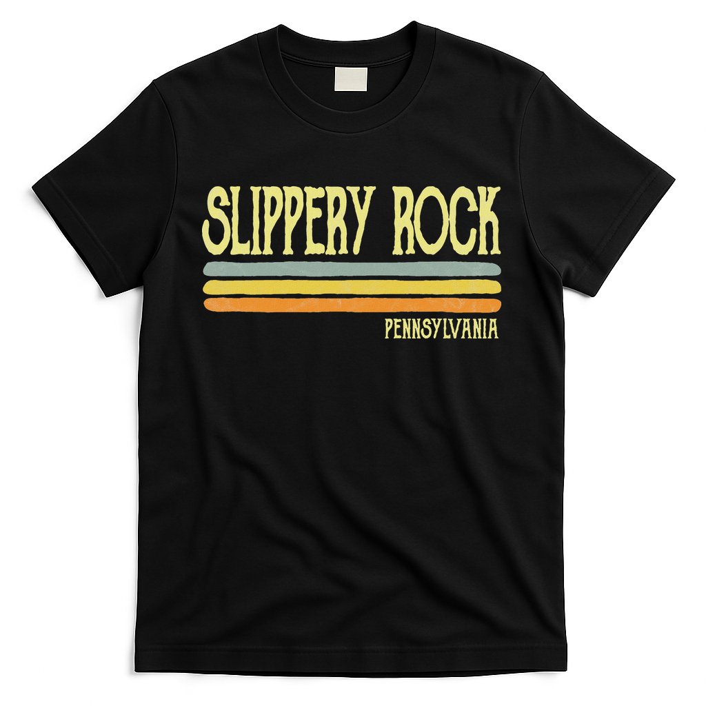 Vintage Slippery Rock Pennsylvania Pa Souvenir T-Shirt