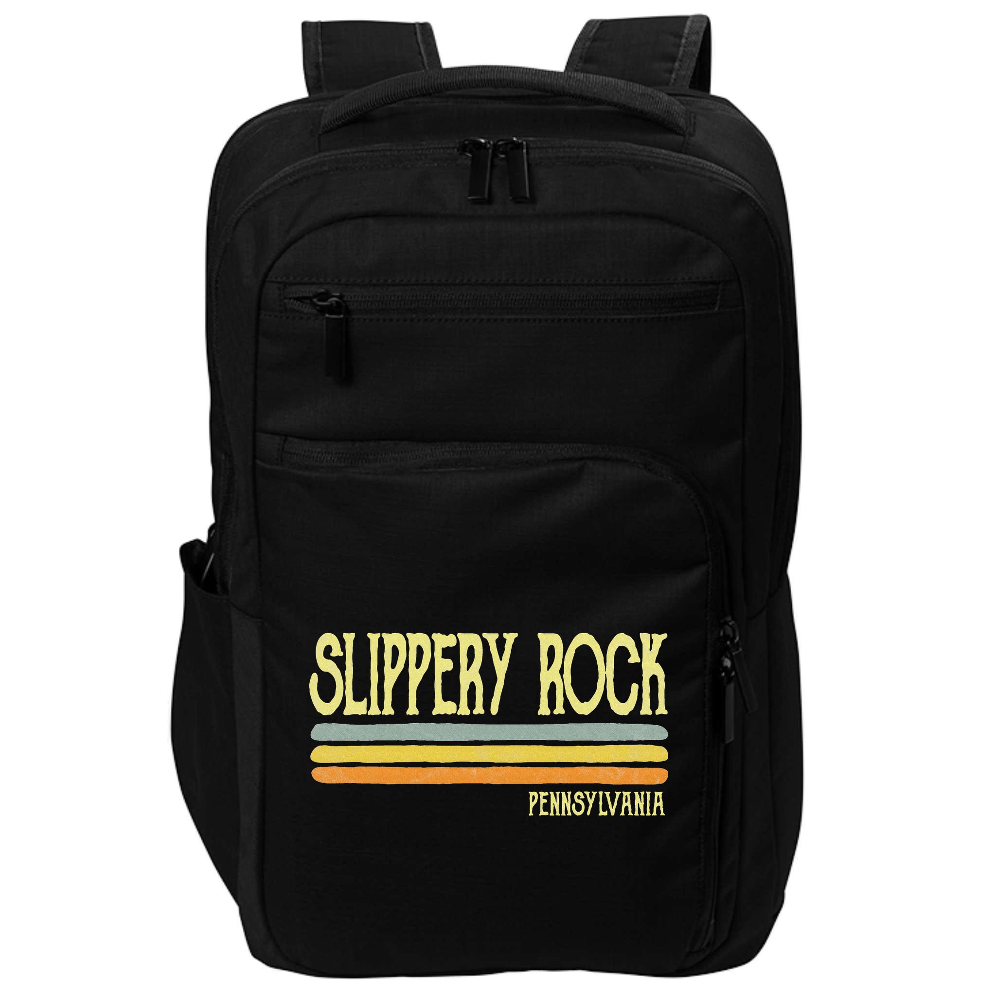 Vintage Slippery Rock Pennsylvania Pa Souvenir Impact Tech Backpack