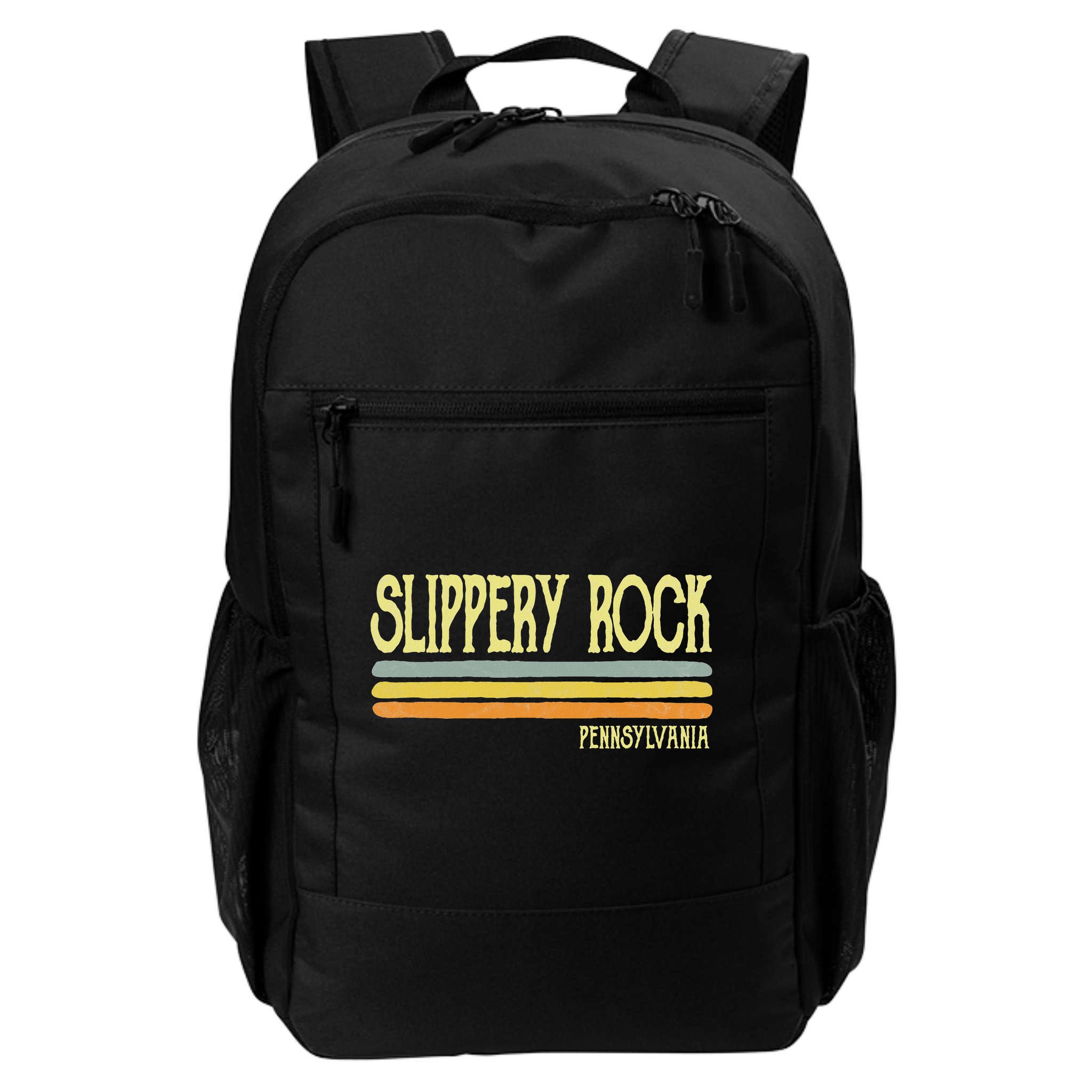 Vintage Slippery Rock Pennsylvania Pa Souvenir Backpack