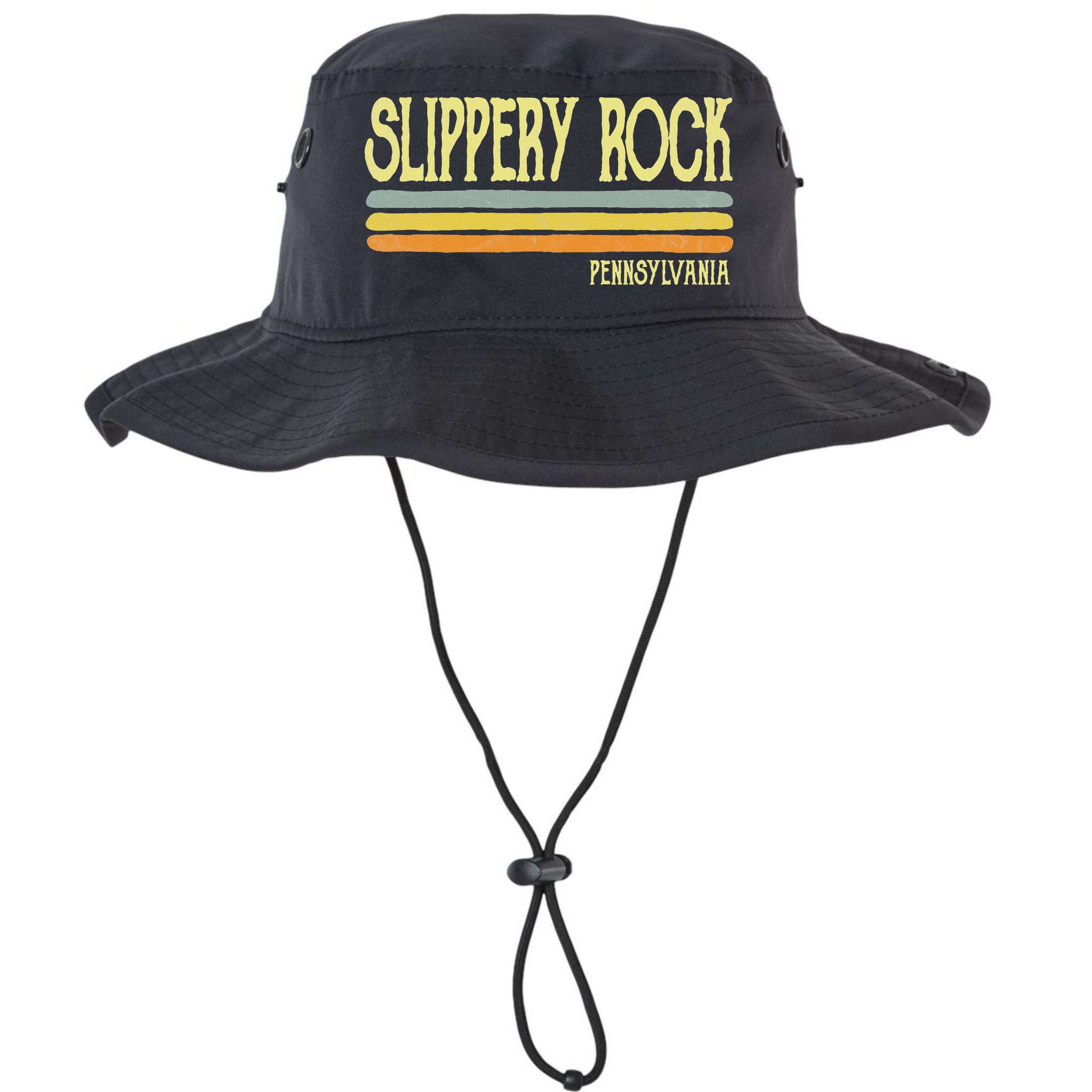 Vintage Slippery Rock Pennsylvania Pa Souvenir Bucket Hat