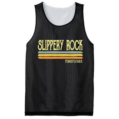 Vintage Slippery Rock Pennsylvania Pa Souvenir Mesh Reversible Basketball Jersey Tank