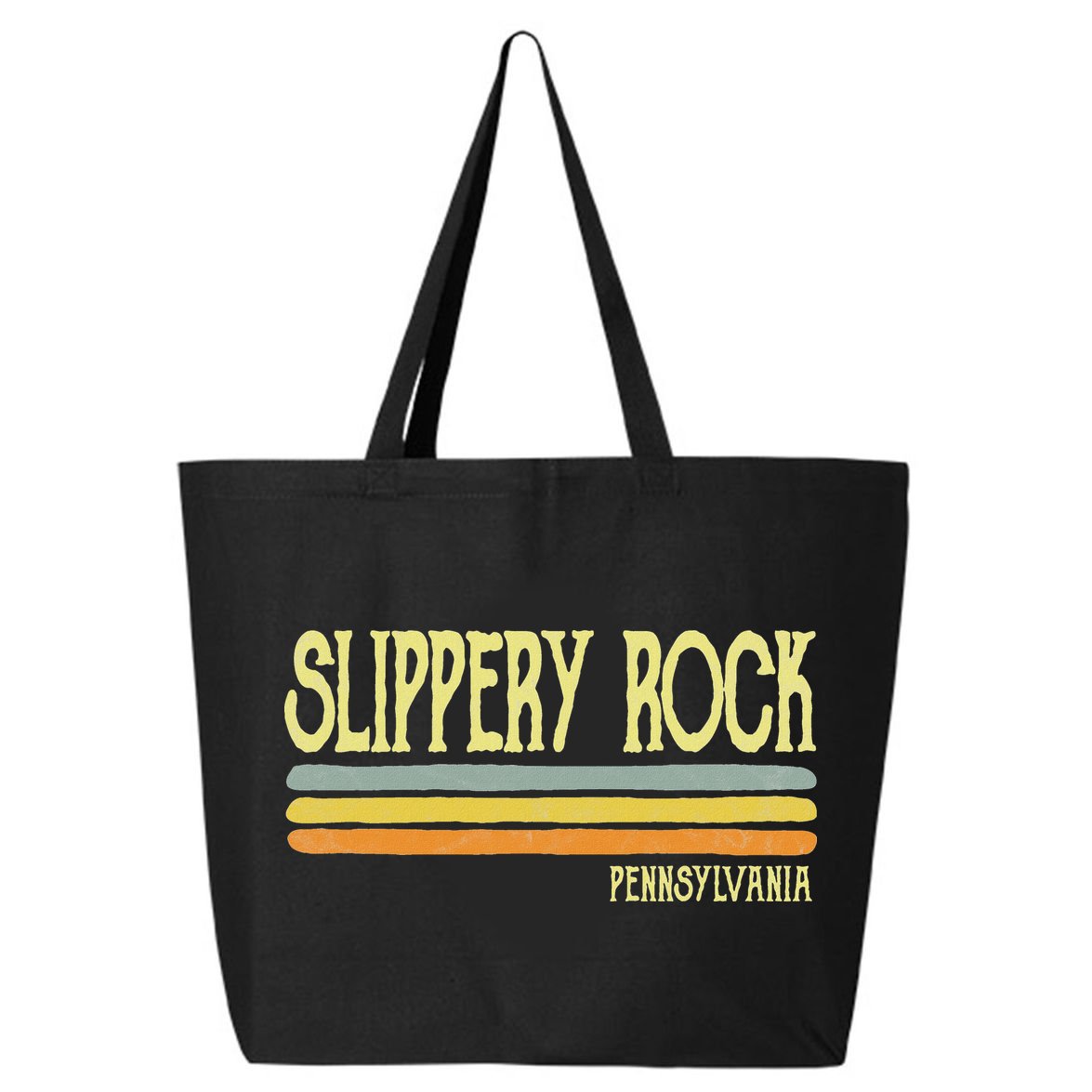 Vintage Slippery Rock Pennsylvania Pa Souvenir 25L Jumbo Tote