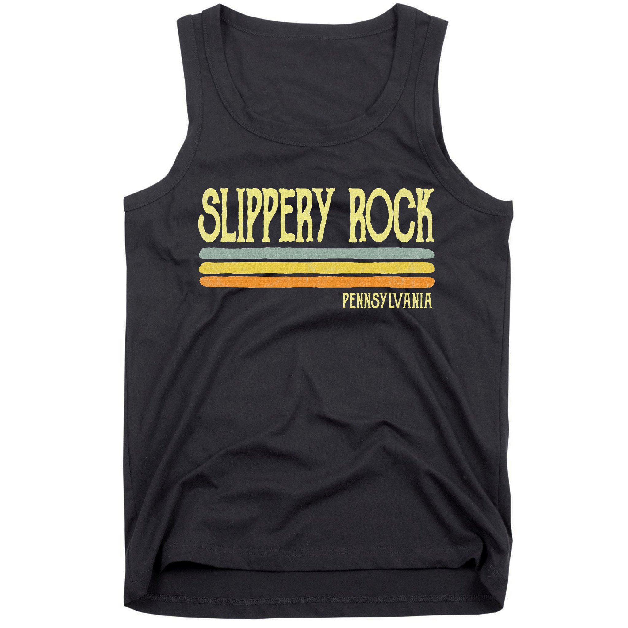 Vintage Slippery Rock Pennsylvania Pa Souvenir Tank Top