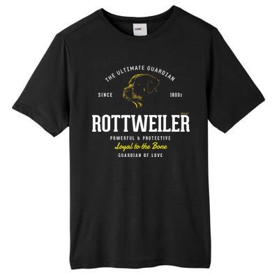 Vintage Styled Retro Rottweiler Tall Fusion ChromaSoft Performance T-Shirt